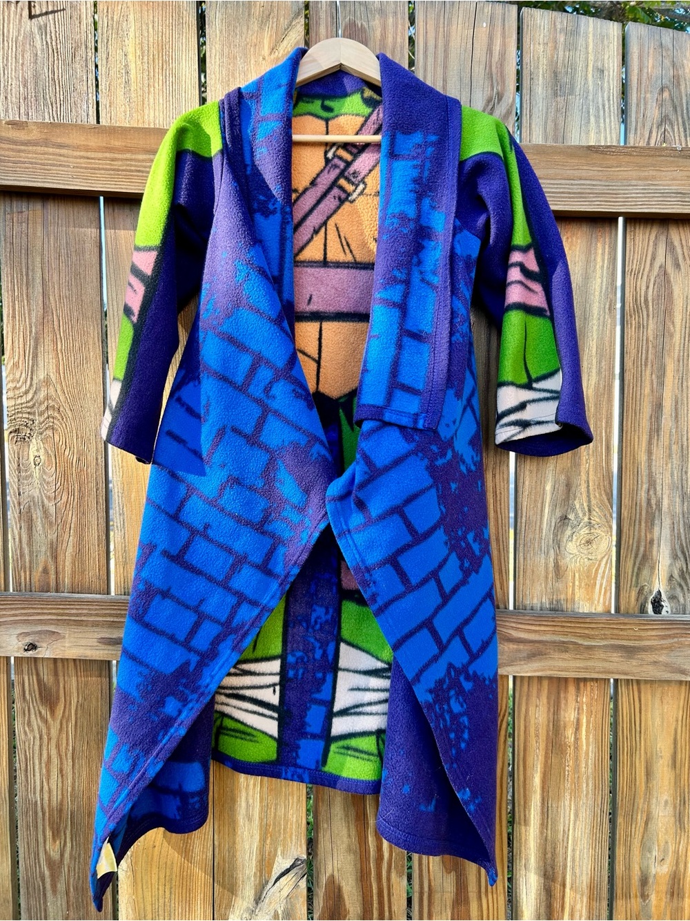 Nickelodeon Teenage Mutant Ninja Turtle Cozy Robe Cape Pajama Youth One Size